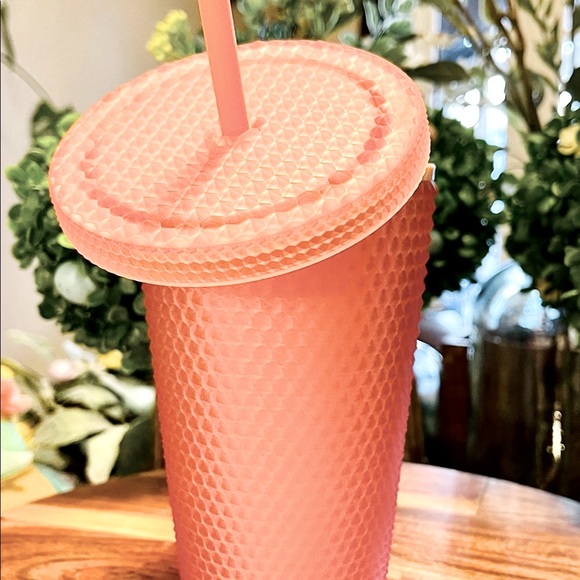 ππΈ Starbucks πΈπ Pink Lemonade/ Rose Gold Jelly Studded Tumbler - Picture 8 of 14